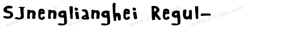 SJnenglianghei Regul字体转换